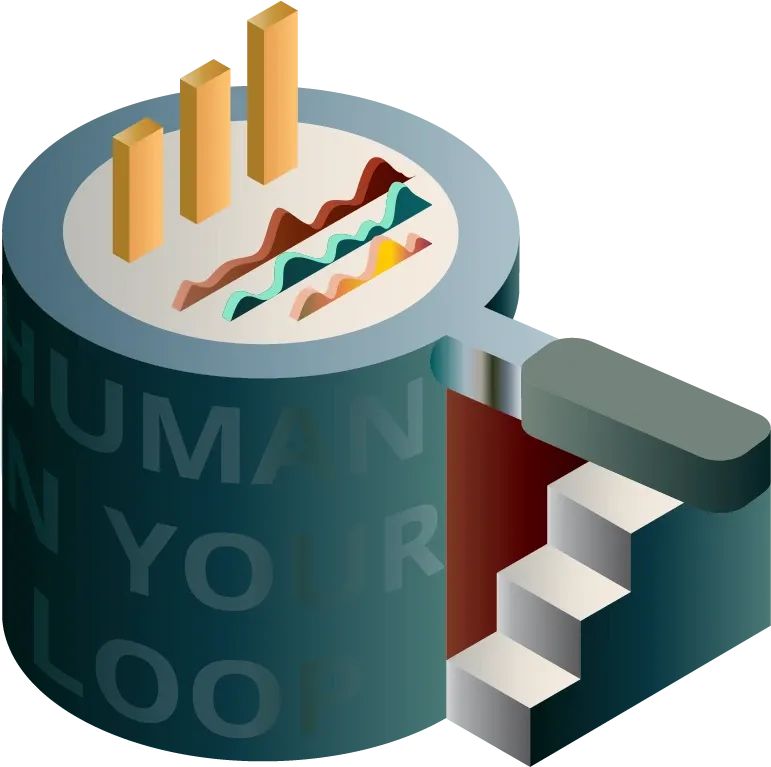 Human-assisted abstraction workflow and reporting illustration